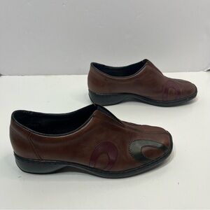 RIEKER Leather Slip on antistress shoe womens EU 38 OR US 7